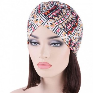 Sun Hats Women Turban Hat Hair Wrap African Jersey Magic Headband Turbans Headwrap Bohemian Boho Chemo Cap - Triangle - CK18Y...