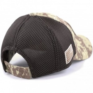 Baseball Caps Cotton & Pigment Low Profile Tactical Operator USA Flag Patch Military Army Cap - Usa- Desert Digi Camo - CB183...