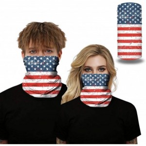 Balaclavas Patriotic American Flag Face Mask Bandanas- UV Protection Scarf Bandanas Neck Gaiter- Multi Functional Balaclava -...