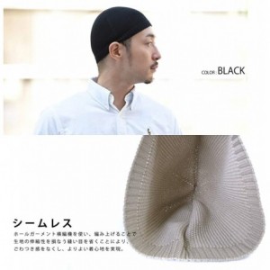 Skullies & Beanies Mens Skull Cap Beanie Hat - Lightweight Kufi Hat Seamless Deodorizing - Beige - CX12MBT3M1X $20.30