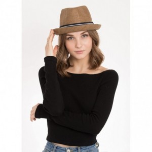 Fedoras Depp Fedora Hat - Brown - CJ114O8OYXF $28.17