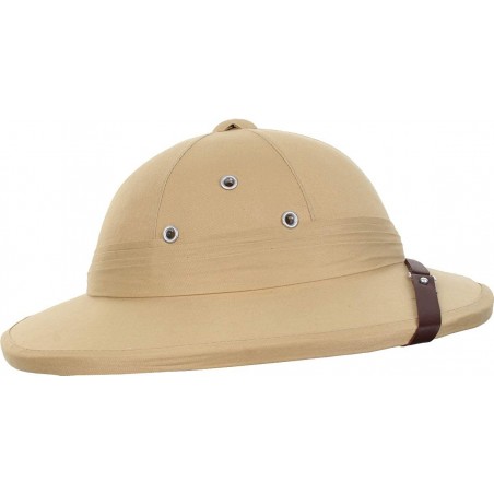 Mil-Tec French Army Tropical Pith Helmet in British Khaki - CH116NZC4VL