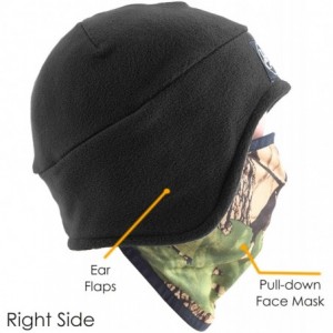 Skullies & Beanies Hat Windproof Beanie Fleece Mask 2 in 1 Men Women Face Cover Sports Winter Warmer Protective Wind Resistan...