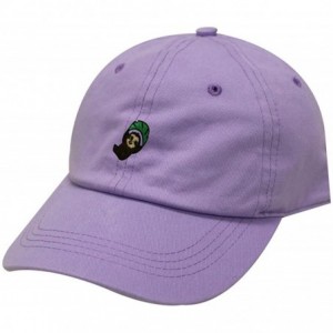 Baseball Caps Flying Sloth Cotton Baseball Dad Caps - Lilac - C0184D4TU6O $14.68