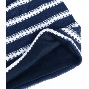 Skullies & Beanies Unisex Adult Winter Warm Slouch Beanie Long Baggy Skull Cap Stretchy Knit Hat Oversized - Navy - C0128YZK9...