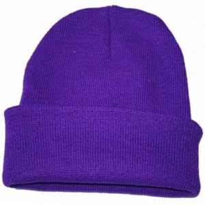 Newsboy Caps Unisex Classic Knit Beanie Women Men Winter Leopard Hat Adult Soft & Cozy Cute Beanies Cap - Purple C - CU192R5U...