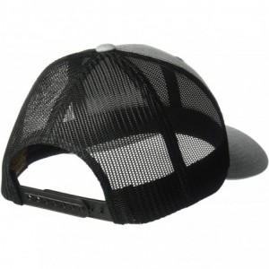 Baseball Caps Men's Yp Classics Retro Trucker Cap 2-Tone - Heather/Black - CU18LY0CL29 $8.13