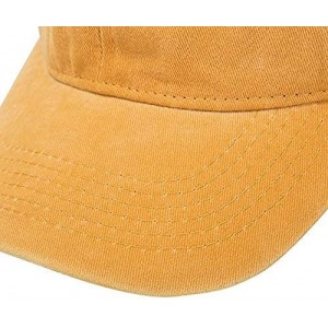 Baseball Caps Custom Cowboy Hat DIY Baseball Cap Outdoor Visor Hat Trucker Cap(Adjusted/Black/Adult) - Yellow - C818G6ED806 $...