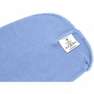 Skullies & Beanies Short Cuffless Beanies - Sky Blue - C212NS659O7 $11.28