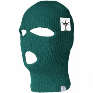 Balaclavas 3 Hole Ski Face Mask Balaclava - Turquoise - C411OCCHNCR $7.52