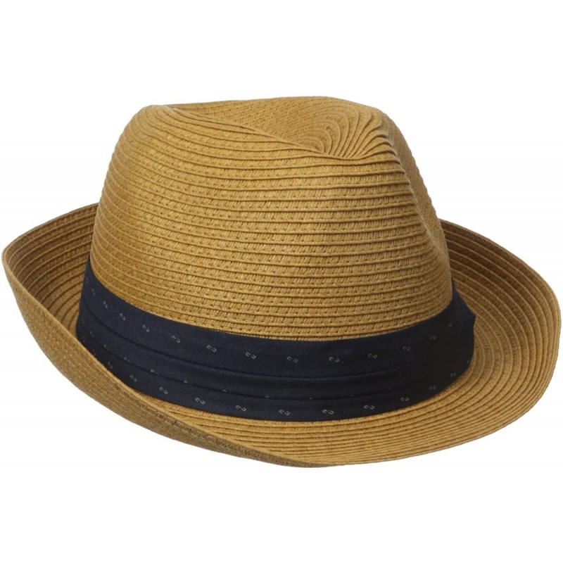 Sun Hats Men's Fedora - Tobacco - C112EBE6YT3 $25.02