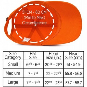 Baseball Caps Cute Elephant Hat Cotton Baseball Cap - Orange - CV18LHQNH3K $14.37