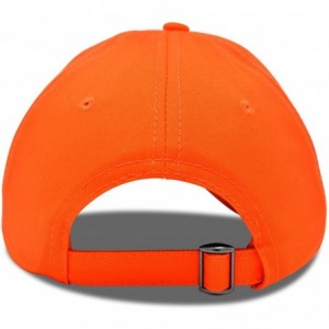 Baseball Caps Cute Elephant Hat Cotton Baseball Cap - Orange - CV18LHQNH3K $14.37