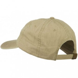 Baseball Caps Merry Christmas Santa Claus Embroidered Cotton Cap - Khaki - CH11ONZ96YL $28.25