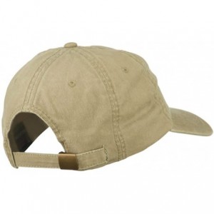 Baseball Caps Merry Christmas Santa Claus Embroidered Cotton Cap - Khaki - CH11ONZ96YL $28.25