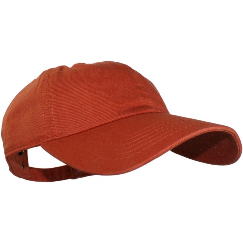 Baseball Caps Oceanside Solid Color Adjustable Baseball Cap - Rust - C612IEUPAT9 $11.09