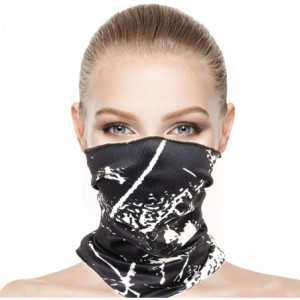 Balaclavas Balaclava Neck Gaiters Face Scarf Unisex Headwear Stretchy Bandana Dust Scarf Headbands - Black - CW198SL93HX $9.50