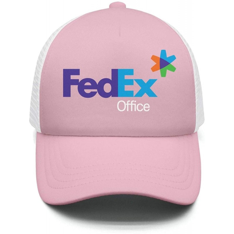 Baseball Caps Mens Casual FedEx-Ground-Express-Violet-Green-Logo-Symbol-Adjustable Fitted Hat - Light-pink-10 - CP18R27QC4D $...