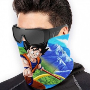 Balaclavas Unisex 3D Dragon Ball Goku Face Shield Head Wraps Bandana Headband Neck Gaiter - Style1 - CX197RK4XL9 $31.36