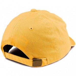 Baseball Caps Established 1952 Embroidered 68th Birthday Gift Pigment Dyed Washed Cotton Cap - Mango - C2180NDWDSD $21.14