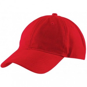 Baseball Caps Vegan AF (Back) Embroidered 100% Cotton Dad Hat - Red - CC1895QQZGW $14.37