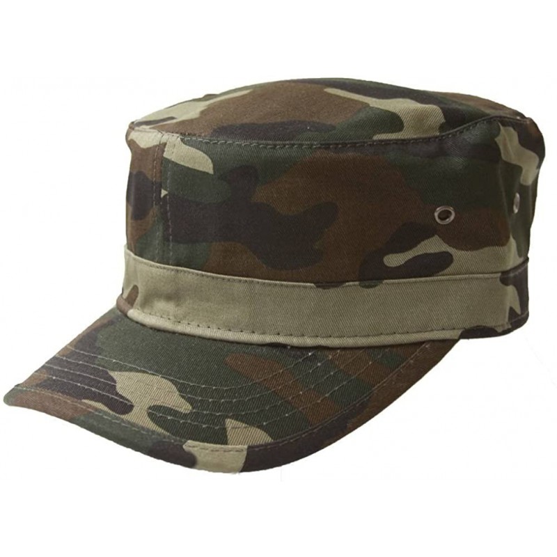 Basic GI Cadet Hats - Woodland Camo - C011CDSXT3J