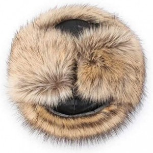 Bomber Hats Winter 3 in 1 Thermal Fur Lined Trapper Bomber Hat with Ear Flap Full Face Mask Windproof Baseball Ski Cap - CU18...