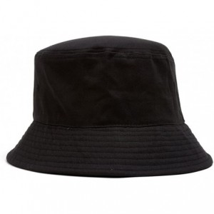 Blank Cotton Bucket Hat - Black - CB11Y937HRF