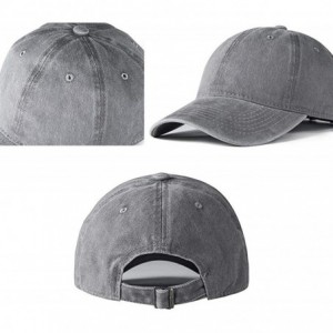 Baseball Caps Women's&Men's Pocket Design Adjustable Washed Baseball Cap Unisex Hats - Natural - CY193UQ3GHR $22.07